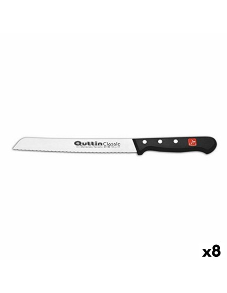 Faca para Pão Quttin QT-721143 8 Unidades 20 cm 1,8 mm (20 cm) | Tienda24 Tienda24.eu