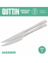 Conjunto de Facas para Carne Madrid Quttin Madrid (21 cm) 2 Peças (12 Unidades) | Tienda24 Tienda24.eu