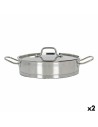 Cacerola con Tapa de Cristal Quttin 4,3 L (2 Unidades) | Tienda24 Tienda24.eu