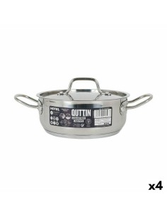 Caçarola com Tampa Quttin Foodie Cobre 20,8 x 9,5 x 36 cm (4 Unidades) | Tienda24 Tienda24.eu