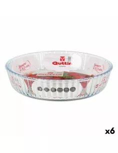 Oven Mould Pyrex Magic Circular Black Flat Ø 27 cm (6 Units) | Tienda24 Tienda24.eu