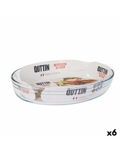 Pirofila da Forno Quttin Trasparente 3,4 L Vetro Ovale 35,1 x 24,1 x 6,5 cm (6 Unità) da Quttin, Piatti e teglie - Ref: S2226...