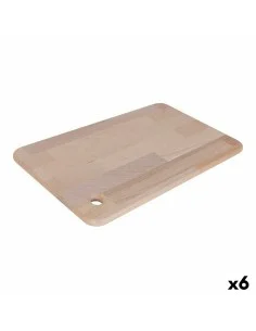 Planche à découper Blanc Bois d'acacia 21,5 x 1,5 x 33,5 cm (12 Unités) | Tienda24 Tienda24.eu