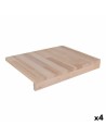 Cutting board Quttin Quttin Brown Wood 45 x 35 cm (4 Units) | Tienda24 Tienda24.eu