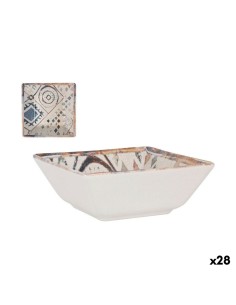 bandeja de aperitivos Bidasoa Gio Castanho Plástico 24 x 11,5 cm (12 Unidades) | Tienda24 Tienda24.eu