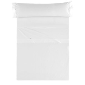 Bedding set Alexandra House Living White Single 3 Pieces by Alexandra House Living, Sheets and pillowcases - Ref: D1600727, P...