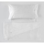 Bedding set Alexandra House Living White King size 3 Pieces by Alexandra House Living, Sheets and pillowcases - Ref: D1600728...