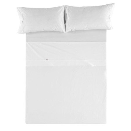 Jeu de draps Alexandra House Living Blanc Lit king size 4 Pièces de Alexandra House Living, Draps et taies d'oreiller - Réf :...