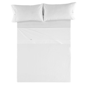 Bedding set Alexandra House Living White King size 4 Pieces by Alexandra House Living, Sheets and pillowcases - Ref: D1600731...