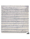 Prato de Jantar La Mediterránea Arago 24 x 24 x 2 cm (6 Unidades) | Tienda24 Tienda24.eu