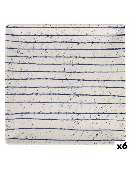 Prato de Jantar La Mediterránea Arago 24 x 24 x 2 cm (6 Unidades) | Tienda24 Tienda24.eu