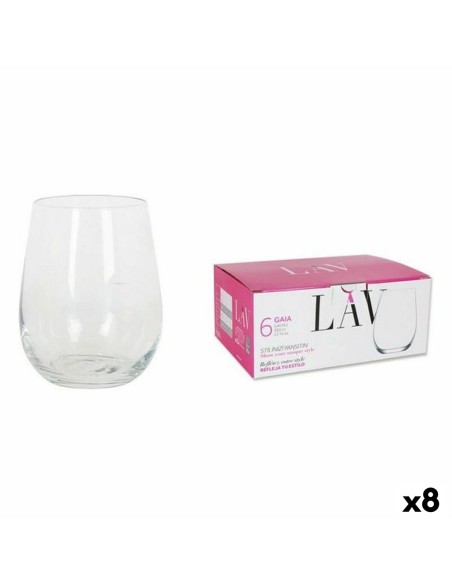 Conjunto de Copos LAV 77821 6 Peças (8 Unidades) (360 ml) | Tienda24 Tienda24.eu