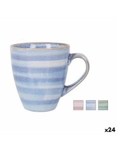 Lot de tasses avec soucoupes Luminarc Carine Noir verre 22 cm (12 Pièces) | Tienda24 Tienda24.eu