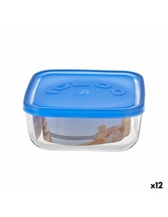 Porta pranzo Borgonovo 6277815 Azzurro 960 ml 15 x 15 x 6,2 cm (12 Unità) (Ø 15 cm) da Borgonovo, Conservazione di alimenti -...