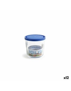 Fiambrera Redonda con Tapa Chefs Blanco 2,5 L 23,7 x 10,1 x 23,7 cm (4 Unidades) | Tienda24 Tienda24.eu