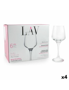 Glas Diamant Durchsichtig Anthrazit Glas 256 ml (6 Stück) | Tienda24 Tienda24.eu