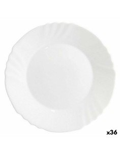 Plato de Postre Luminarc Carine Gris Vidrio (Ø 19,5 cm) | Tienda24 Tienda24.eu