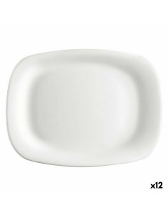 Plat à Gratin Luminarc Trianon Oblongue Blanc verre (Ø 26 cm) (6 Unités) | Tienda24 Tienda24.eu