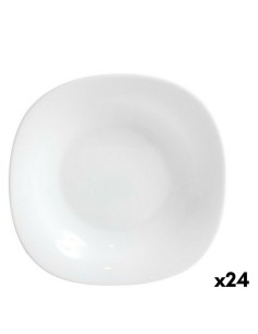 Assiette plate Stoneware Lotus Porcelaine Noir (ø 23 x 2,5 cm) | Tienda24 Tienda24.eu