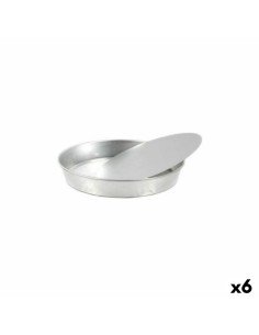 Molde Desmontável 28 x 6,5 x 28,5 cm Metal Cinzento escuro Aço com carbono | Tienda24 Tienda24.eu