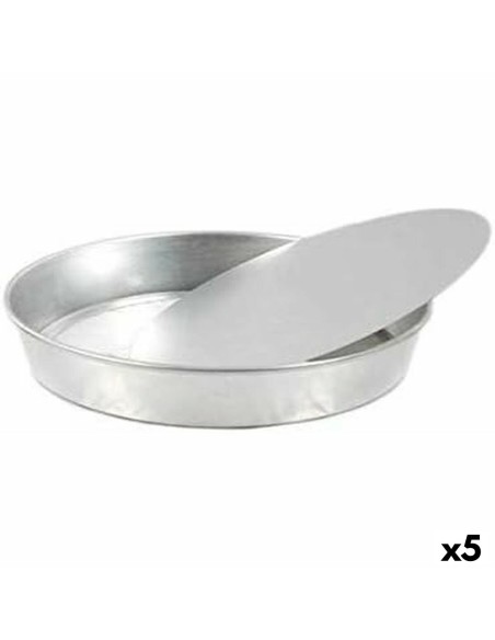 Springform Pan VR Aluminium Silver 29 x 29 x 4 cm (5 Units) | Tienda24 Tienda24.eu