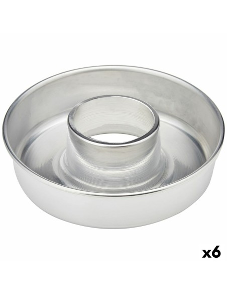 Moule à pâtisserie VR Aluminium Argenté Ø 22 cm (6 Unités) | Tienda24 Tienda24.eu