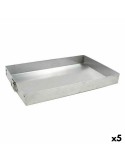 Stampo Rettangolare VR Argentato Alluminio 30 x 19 x 3,5 cm (5 Unità) da VR, Stampi per torte e pan di spagna - Ref: S2227507...