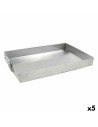 rechteckige Backform VR Silberfarben Aluminium 30 x 19 x 3,5 cm (5 Stück) | Tienda24 Tienda24.eu