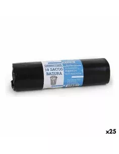 Rubbish Bags Eco Green Time 48955 Black (10 Units) (10 uds) | Tienda24 Tienda24.eu