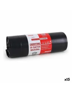 Sacs à ordures Eco Green Time Noir 240L (10 uds) | Tienda24 Tienda24.eu