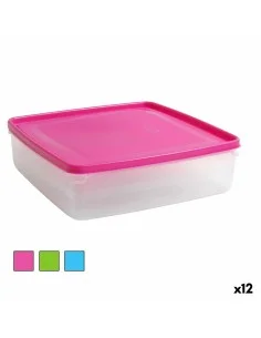 Porta pranzo Quadrato 24 x 24 x 7 cm (12 Unità) da BigBuy Cooking, Conservazione di alimenti - Ref: S2227903, Precio: 19,19 €...