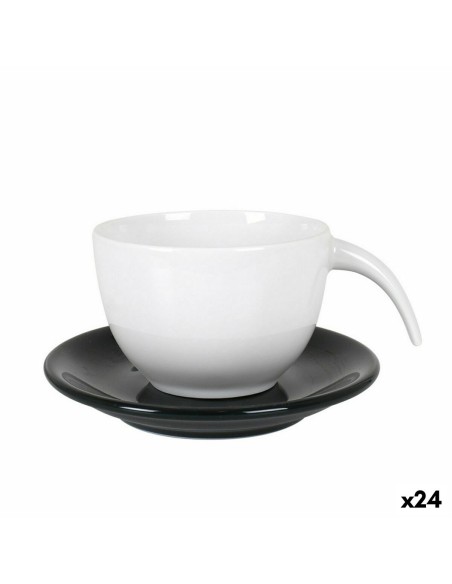 Tasse mit Untertasse Kropla 200 ml (24 Stück) | Tienda24 Tienda24.eu