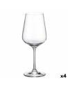 Set di Bicchieri Bohemia Crystal Sira 450 ml (6 Unità) (4 Unità) da Bohemia Crystal, Calici per il vino - Ref: S2227978, Prec...