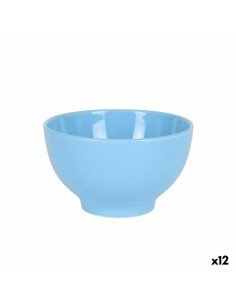 Frutero DKD Home Decor 27 x 27 x 34 cm Porcelana Azul Metal Blanco | Tienda24 Tienda24.eu