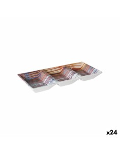 Deep Plate La Mediterránea Everett 23 x 23 x 3 cm (36 Units) | Tienda24 Tienda24.eu