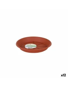 Flower Pot Dish Elho Loft Urban Circular Red Plastic Ø 34 cm | Tienda24 Tienda24.eu