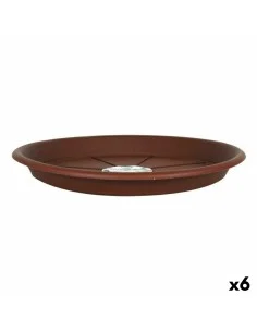 Flower Pot Dish Green Time 55623 Brown (6 Units) (Ø 32 cm) by Green Time, Accessories - Ref: S2228069, Price: €7.51, Discount: %