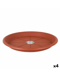 Flower Pot Dish Green Time 55623 Brown (6 Units) (Ø 32 cm) | Tienda24 Tienda24.eu