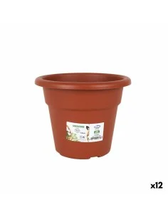 Maceta Dem Greentime Redonda Marrón ø 20 x 15,75 cm (12 Unidades) | Tienda24 Tienda24.eu