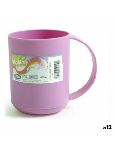 Ensemble de tasses à café DKD Home Decor Bleu Vert Rose Métal Dolomite 260 ml (4 Pièces) | Tienda24 Tienda24.eu