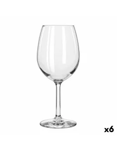 Copa de vino Bidasoa Fosil Gris Vidrio 370 ml (6 Unidades) | Tienda24 Tienda24.eu