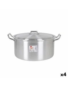 Cacerola Con Tapa Plateado Aluminio 8 L (6 Unidades) | Tienda24 Tienda24.eu