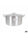 Casserole with lid Aluminium 38,5 x 33 x 18,5 cm (4 Units) | Tienda24 Tienda24.eu