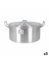 Casserole avec Couvercle Aluminium 41 x 33 x 19 cm (3 Unités) | Tienda24 Tienda24.eu