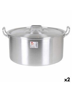 Pot with Glass Lid Quid Habitat Stainless steel | Tienda24 Tienda24.eu