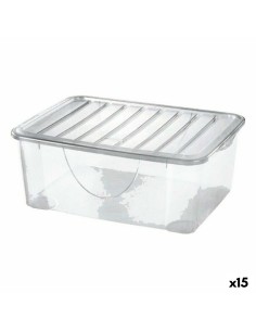 Jeu de Caisses de Rangement Empilables Versa Etoiles Plastique (1 Unité) (Reconditionné B) | Tienda24 Tienda24.eu