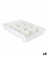 Organizador para Cubiertos Tontarelli Bella plus Blanco 43,6 x 28,7 x 7,13 cm (6 Unidades) | Tienda24 Tienda24.eu