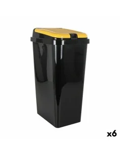 Cubo de Basura para Reciclaje Tontarelli Moda double Amarillo (6 Unidades) 24 L | Tienda24 Tienda24.eu