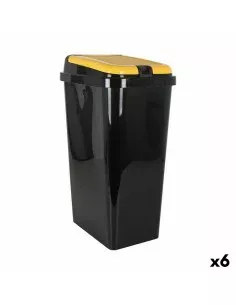 Cubo de Basura para Reciclaje Tontarelli Amarillo Blanco Verde (6 Unidades) | Tienda24 Tienda24.eu