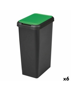 Recycling Papierkorb Sortibox Schwarz (3 x 25 l) | Tienda24 Tienda24.eu